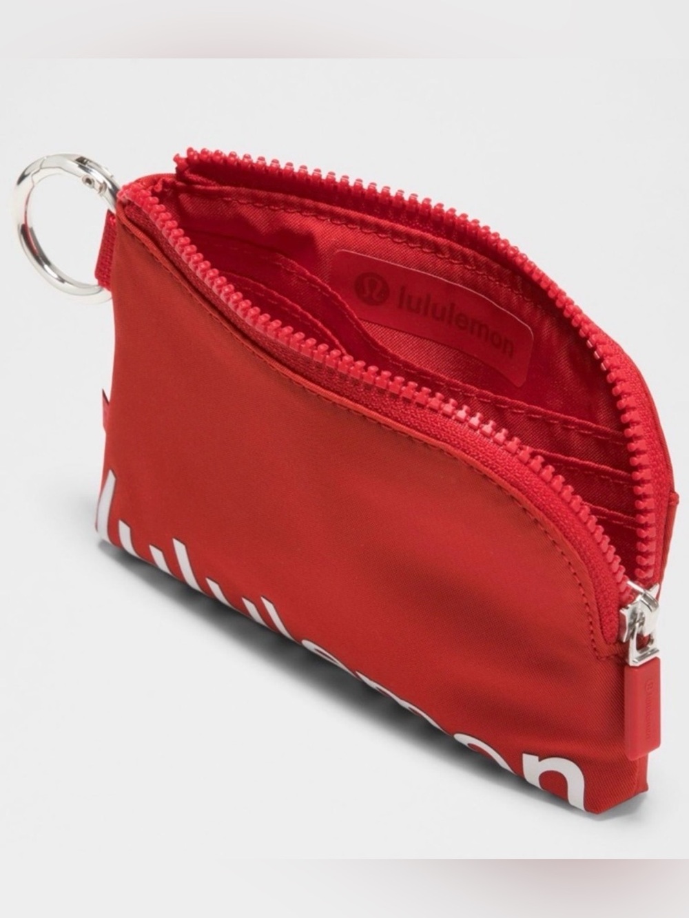 Lululemon NWT Red Clippable Card Pouch - Picture 3 of 7